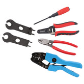 Solar Crimp Tool Kit Crimping Connector Spanner Crimper Wire Stripper Cutter